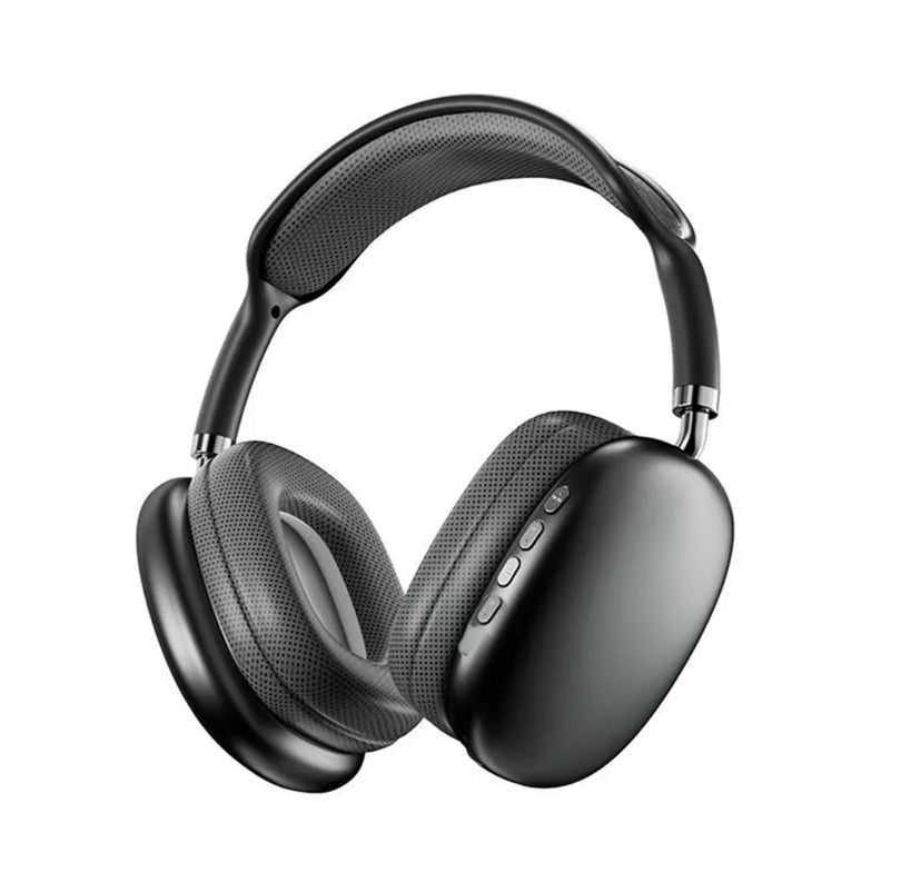 Auriculares Inalámbricos Over-Ear P9 Plus Max – Bluetooth, Color Negro
