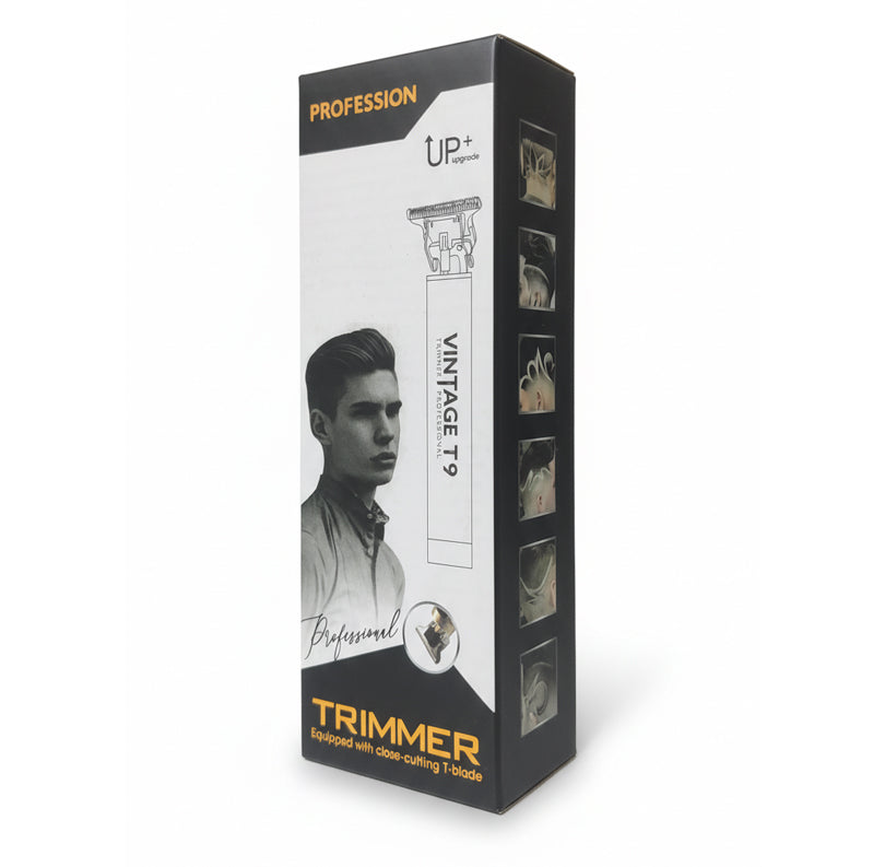 Máquina Trimmer Profesional Vintage T9 con Cuchilla en T – Corte Preciso
